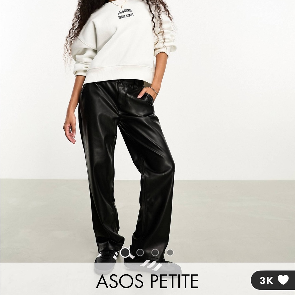 FAUX LEATHER PANT